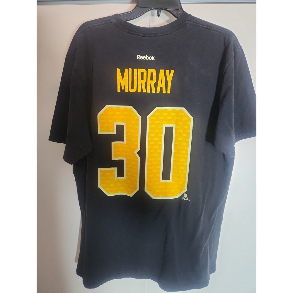 Matt Murray Pittsburgh Penguins NHL Hockey Reebok Jersey T-shirt Men's Medium